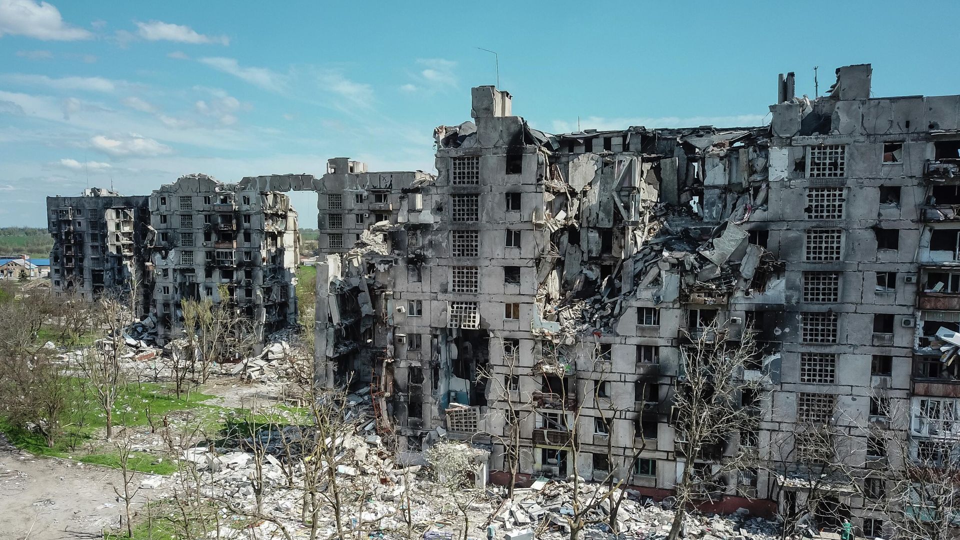 Разрушенные дома в Левобережном районе Мариуполя. 2022 год Разрушенные дома в Левобережном районе Мариуполя. 2022 год - РИА Новости, 1920, 12.02.2024