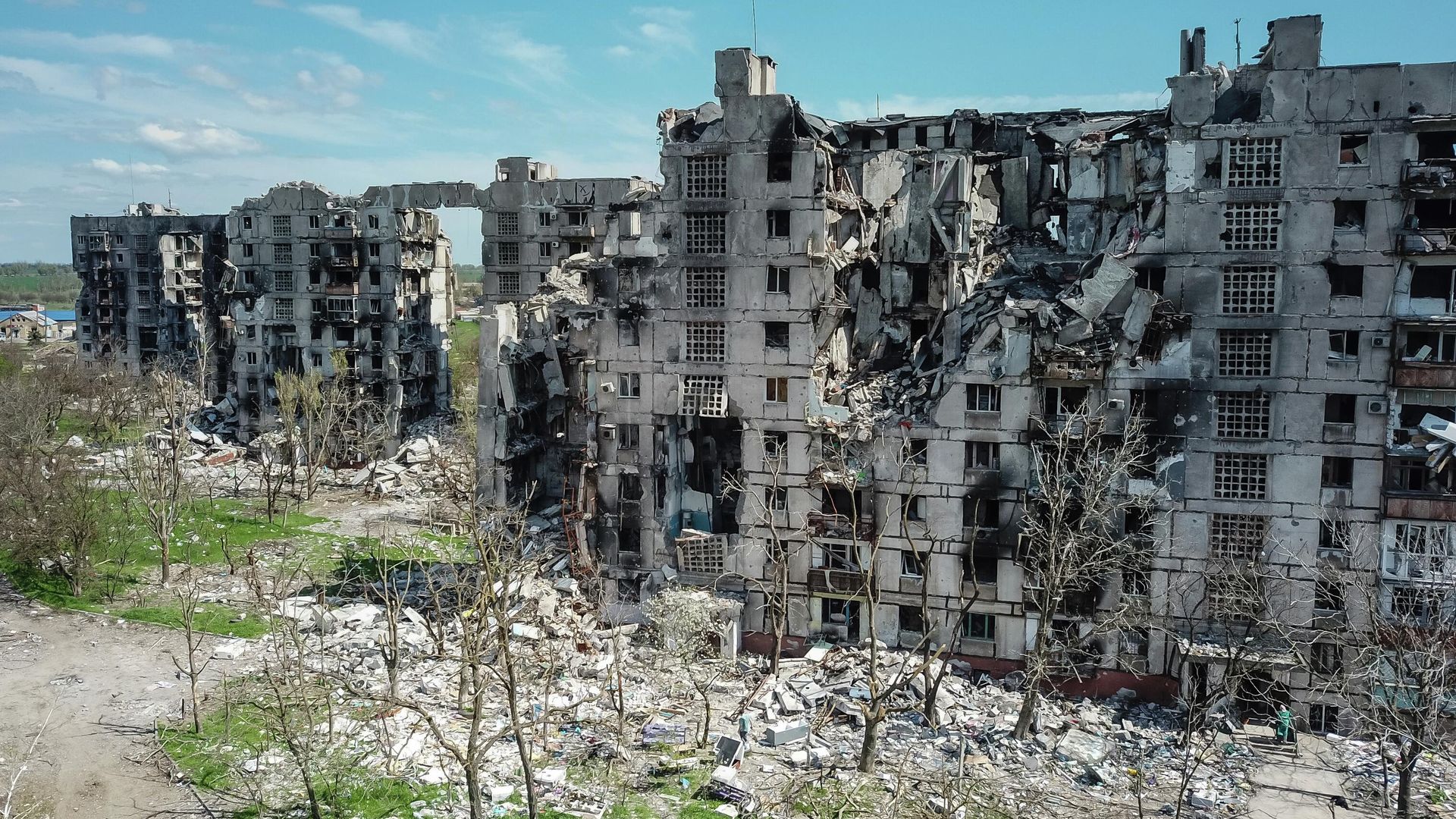 Разрушенные дома в Левобережном районе Мариуполя. 2022 год Разрушенные дома в Левобережном районе Мариуполя. 2022 год - РИА Новости, 1920, 12.02.2024