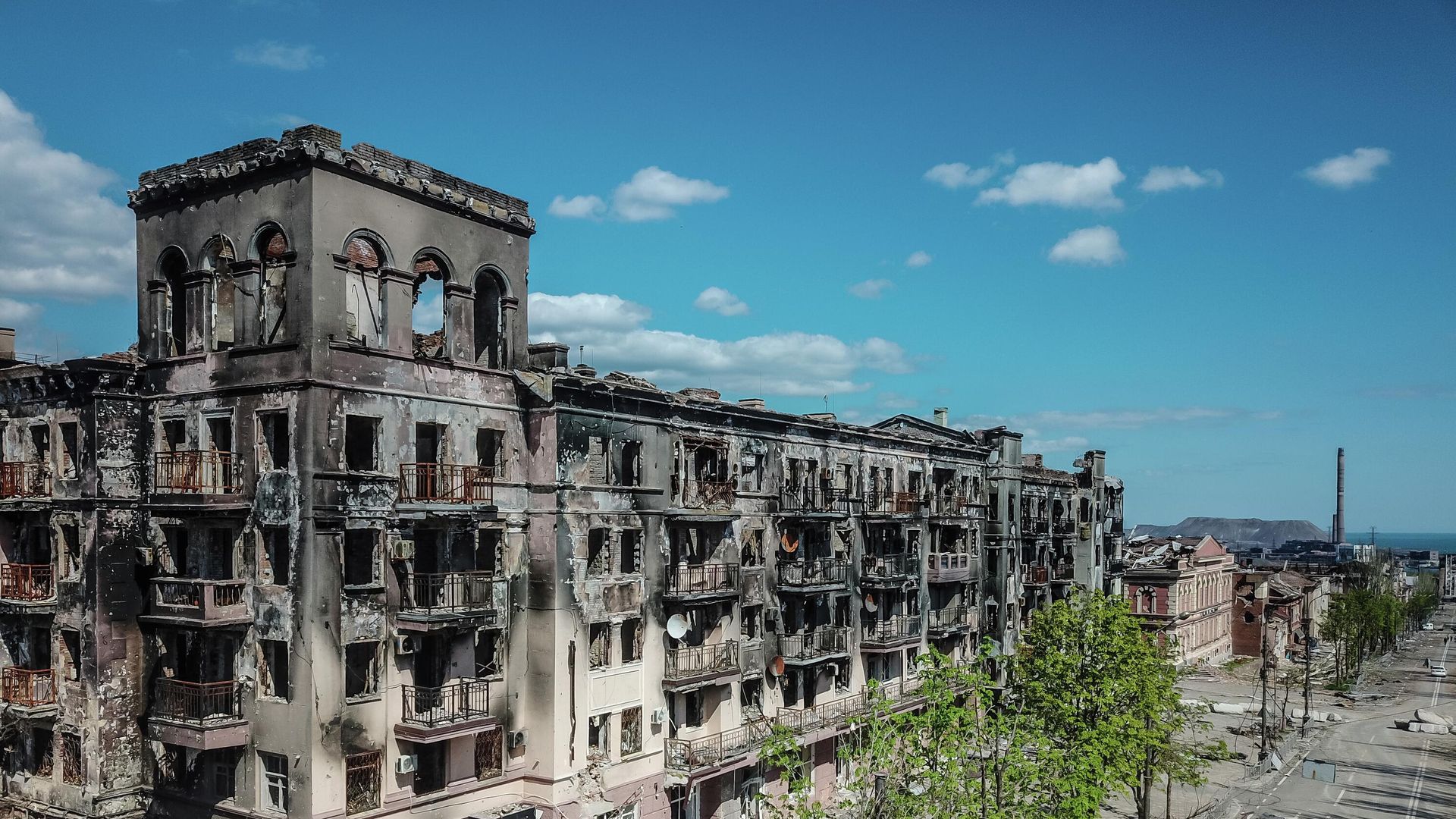Центр Мариуполя Центр Мариуполя - РИА Новости, 1920, 30.03.2024