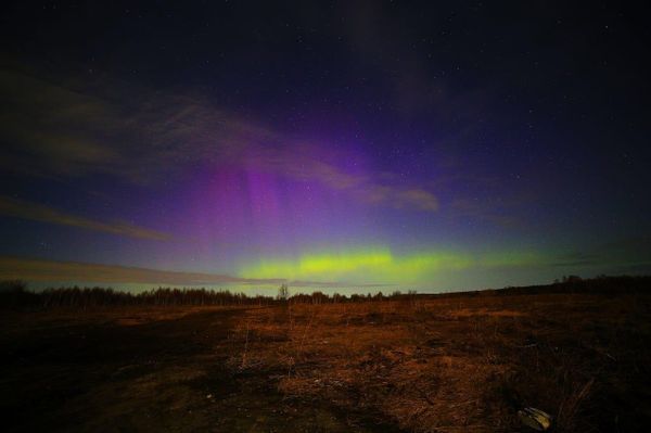 Северное сияние в Нижегородской области, в ночь с 14 на 15 апреля Северное сияние в Нижегородской области, в ночь с 14 на 15 апреля