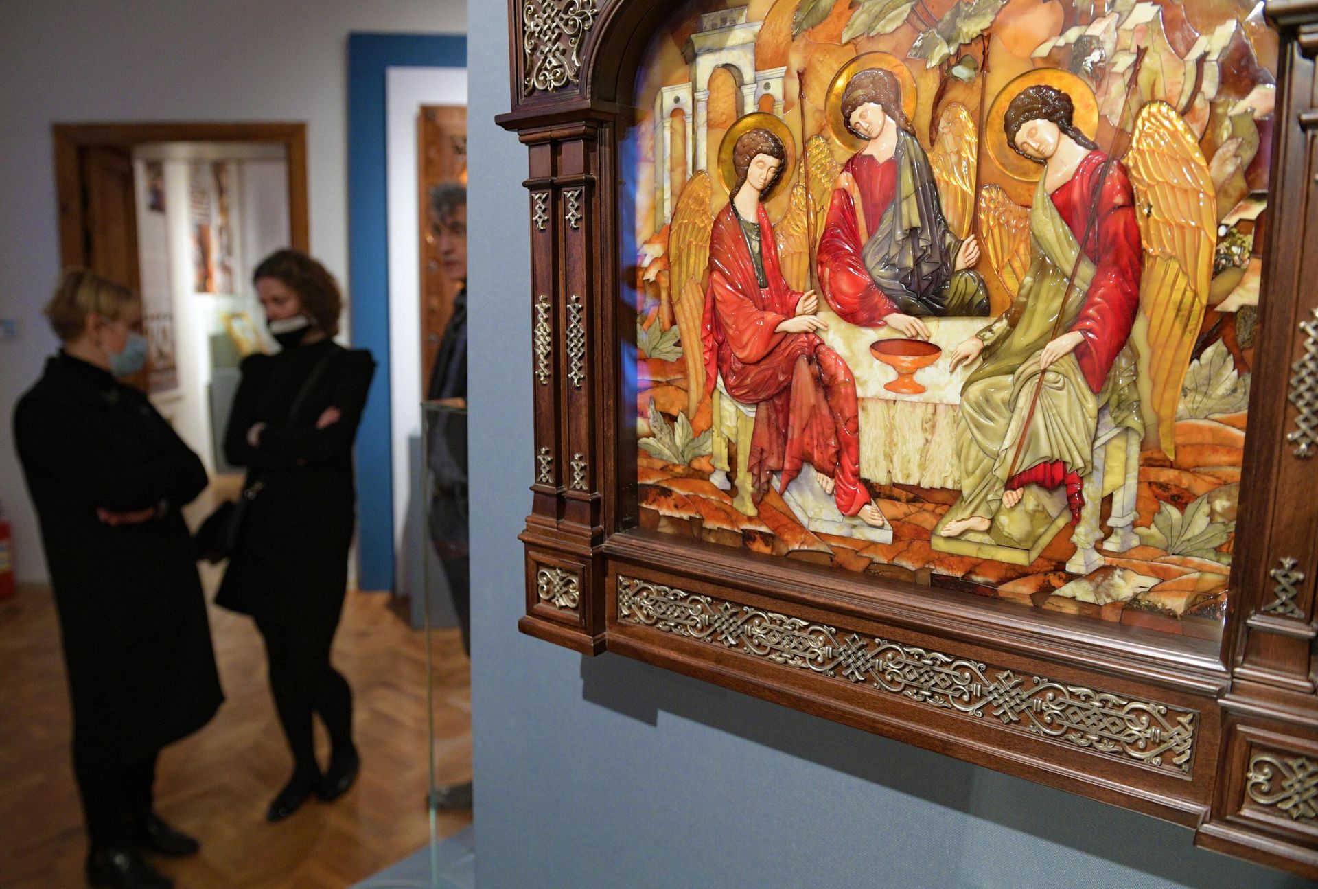 Изображение иконы Святой Троицы - РИА Новости, 1920, 30.04.2022