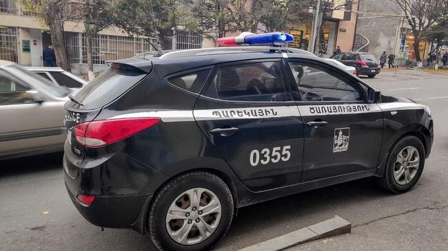 Автомобиль полиции в Армении