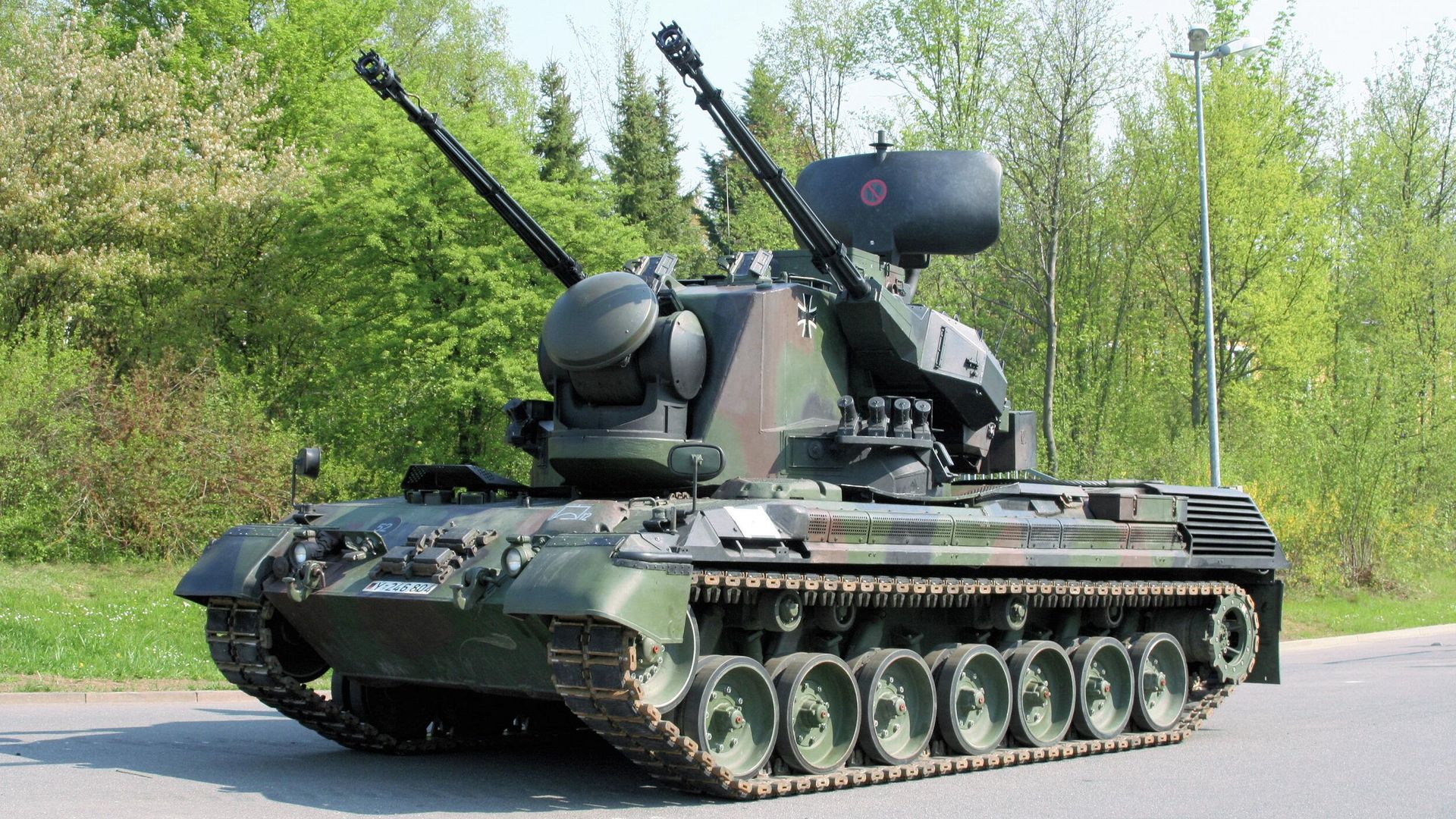 Германская самоходная зенитная установка Gepard Германская самоходная зенитная установка Gepard - РИА Новости, 1920, 01.05.2024