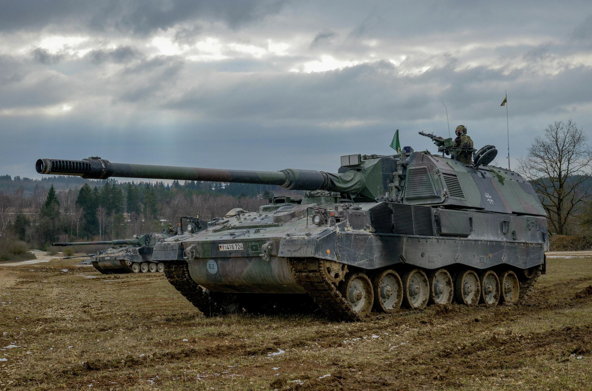 Германская самоходная артиллерийская установка PzH 2000 - РИА Новости, 1920, 27.09.2022