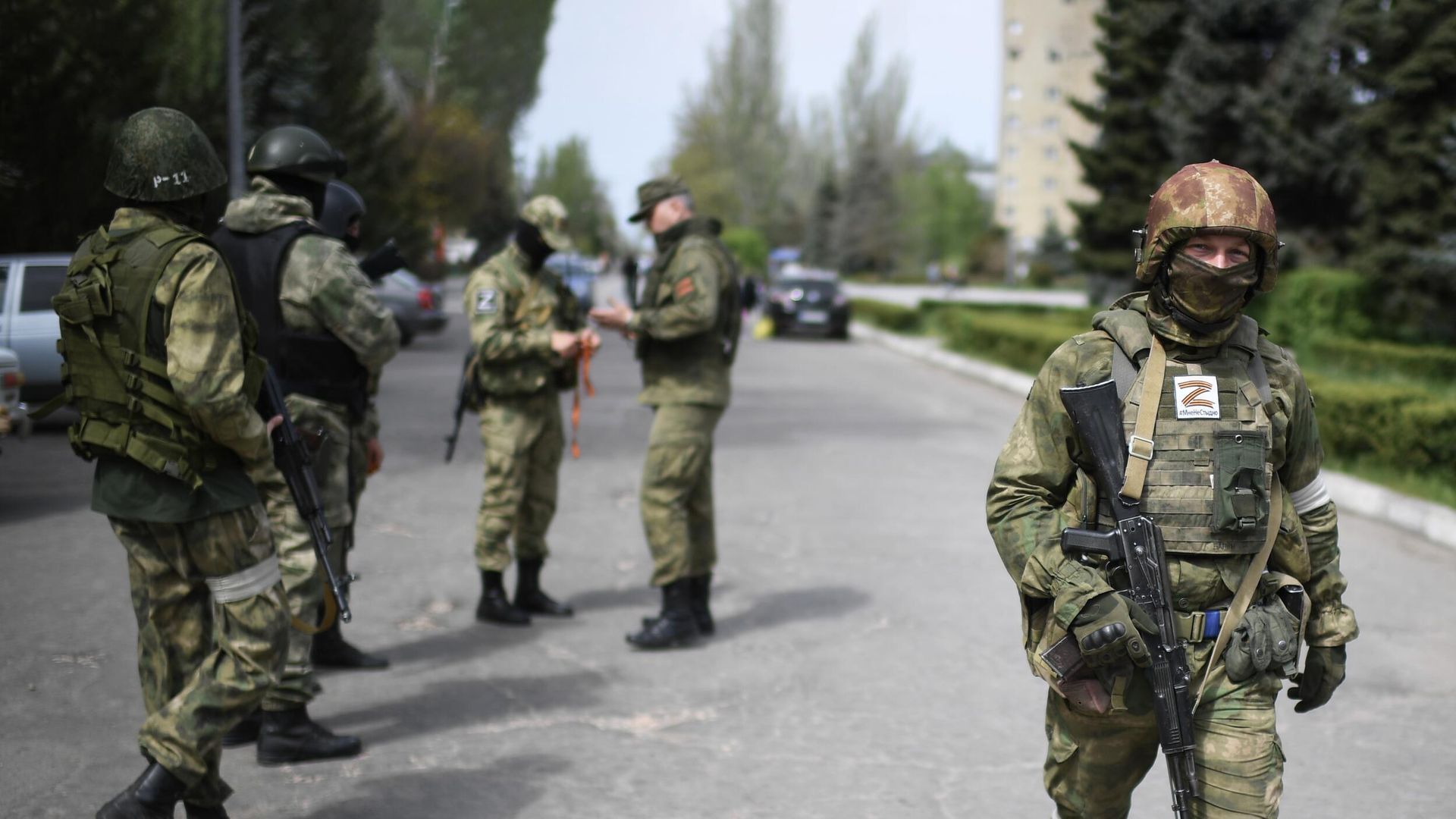 Военнослужащие в Херсонской области Военнослужащие в Херсонской области - РИА Новости, 1920, 08.05.2022
