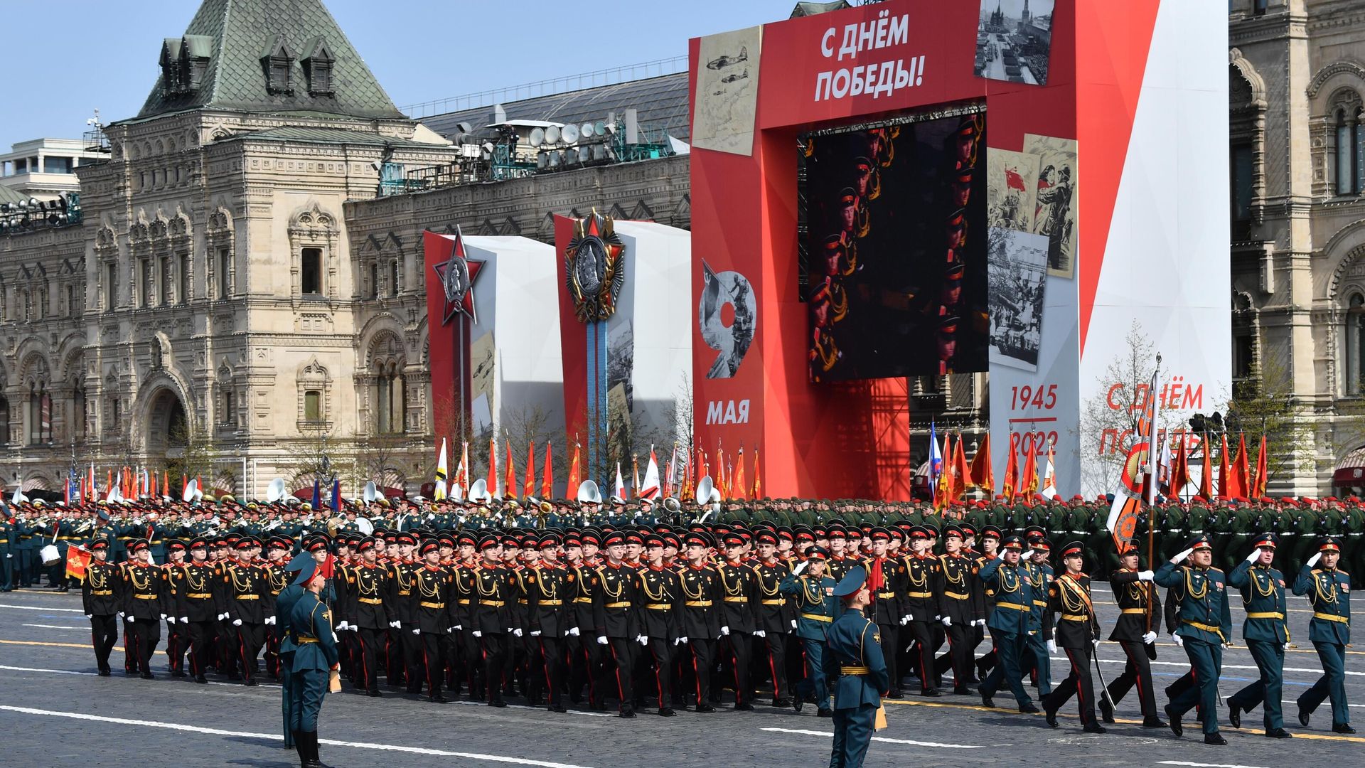 Генеральная репетиция военного парада, посвященного 77-й годовщине Победы в Великой Отечественной войне, в Москве Генеральная репетиция военного парада, посвященного 77-й годовщине Победы в Великой Отечественной войне, в Москве - РИА Новости, 1920, 08.05.2022