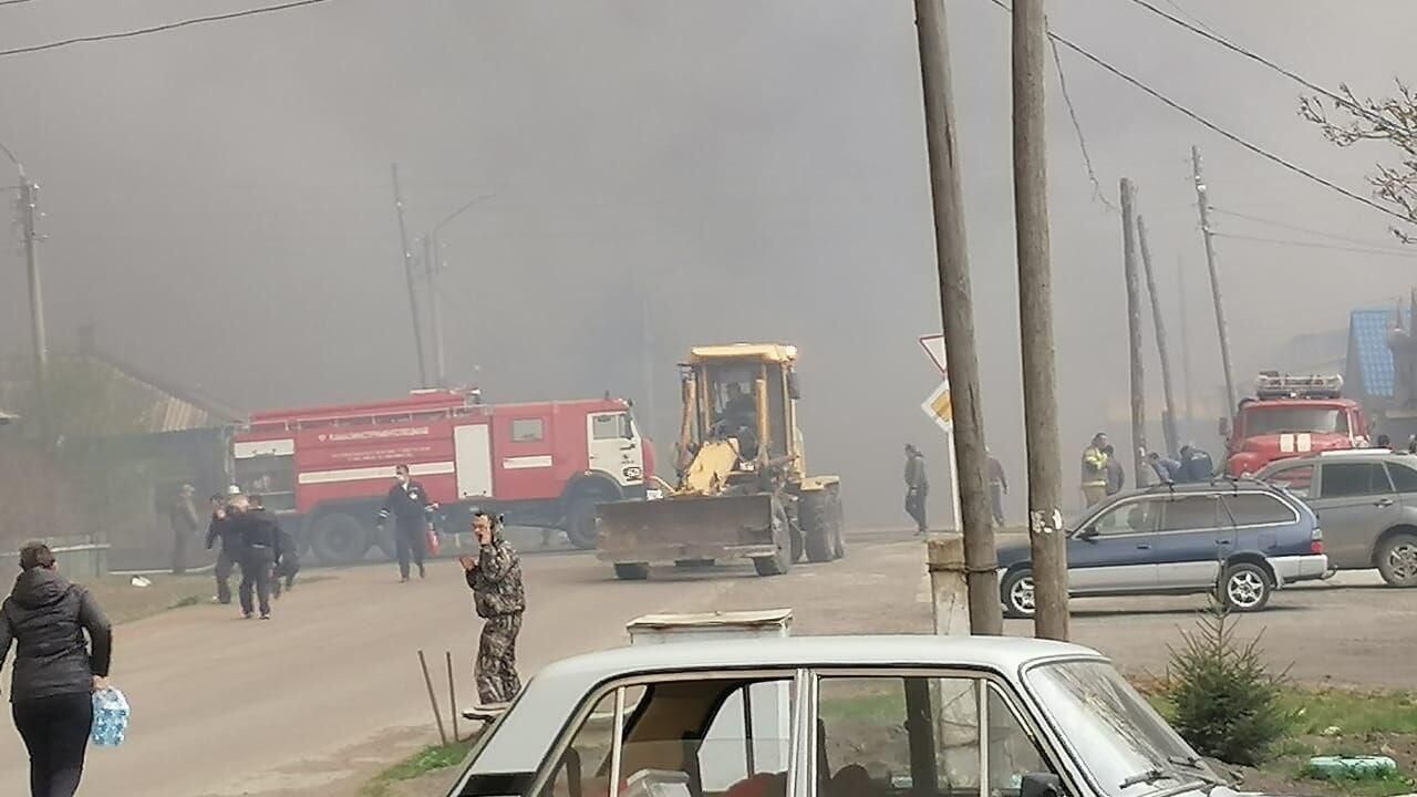 Пожар в Уярском районе Красноярского края Пожар в Уярском районе Красноярского края - РИА Новости, 1920, 08.05.2022
