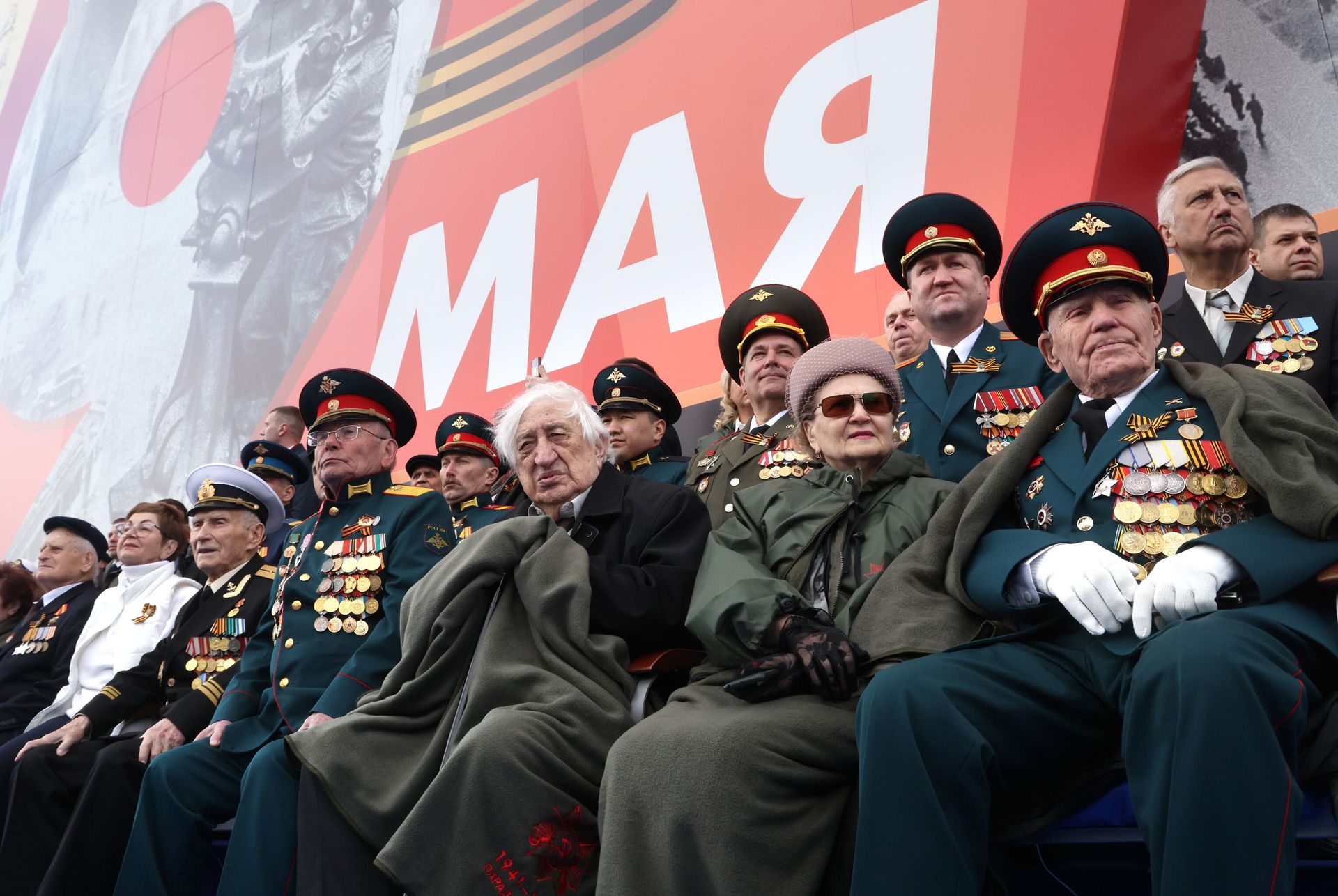 Ветераны войны и вооруженных сил на военном параде в честь 77-й годовщины Победы в Великой Отечественной войне Ветераны войны и вооруженных сил на военном параде в честь 77-й годовщины Победы в Великой Отечественной войне - РИА Новости, 1920, 09.05.2022