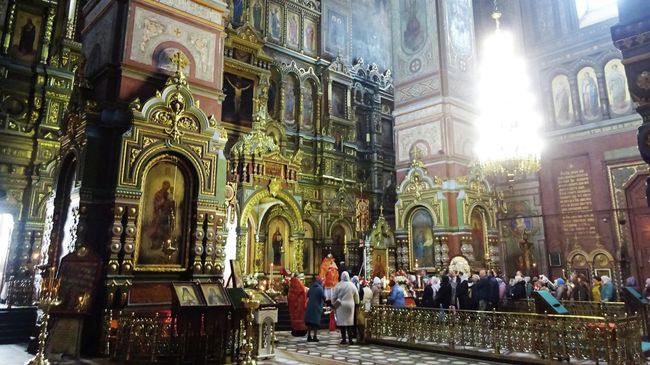 Вознесенский собор, праздничная служба Вознесенский собор, праздничная служба