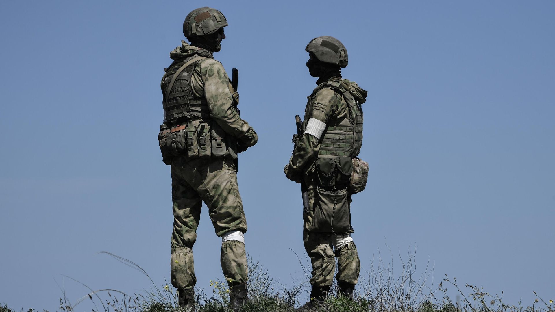 Военнослужащие подразделения инженерно-саперной бригады Вооруженных сил Военнослужащие подразделения инженерно-саперной бригады Вооруженных сил - РИА Новости, 1920, 28.10.2022