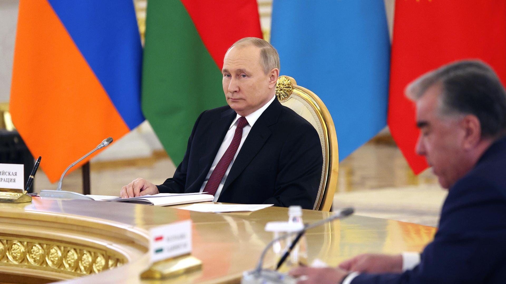 Президент России Владимир Путин на встрече лидеров государств — членов ОДКБ Президент России Владимир Путин на встрече лидеров государств — членов ОДКБ - РИА Новости, 1920, 18.05.2022