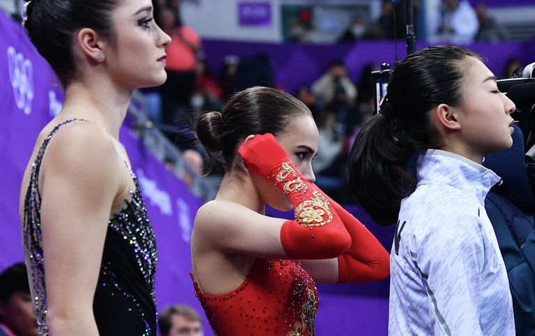 Алина Загитова на Олимпиаде-2018 Алина Загитова на Олимпиаде-2018