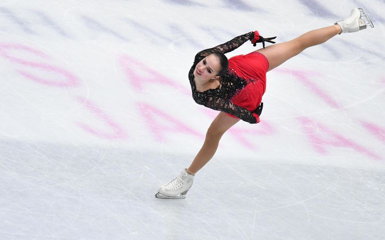Алина Загитова на чемпионате мира 2019 года Алина Загитова на чемпионате мира 2019 года