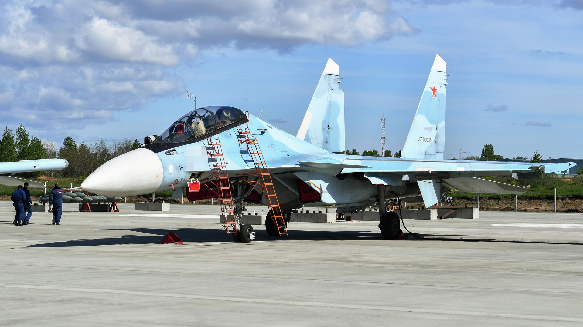 Истребитель Су-30СМ ВКС России Истребитель Су-30СМ ВКС России - РИА Новости, 1920, 02.12.2023