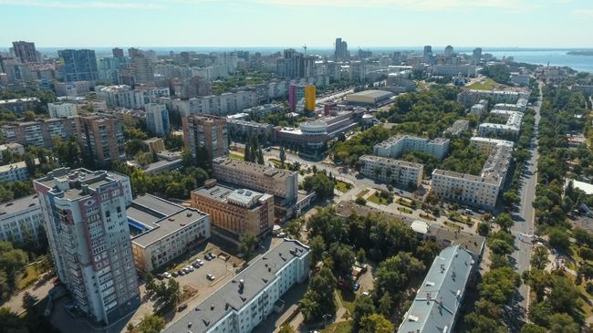 Вид на центр Самары
