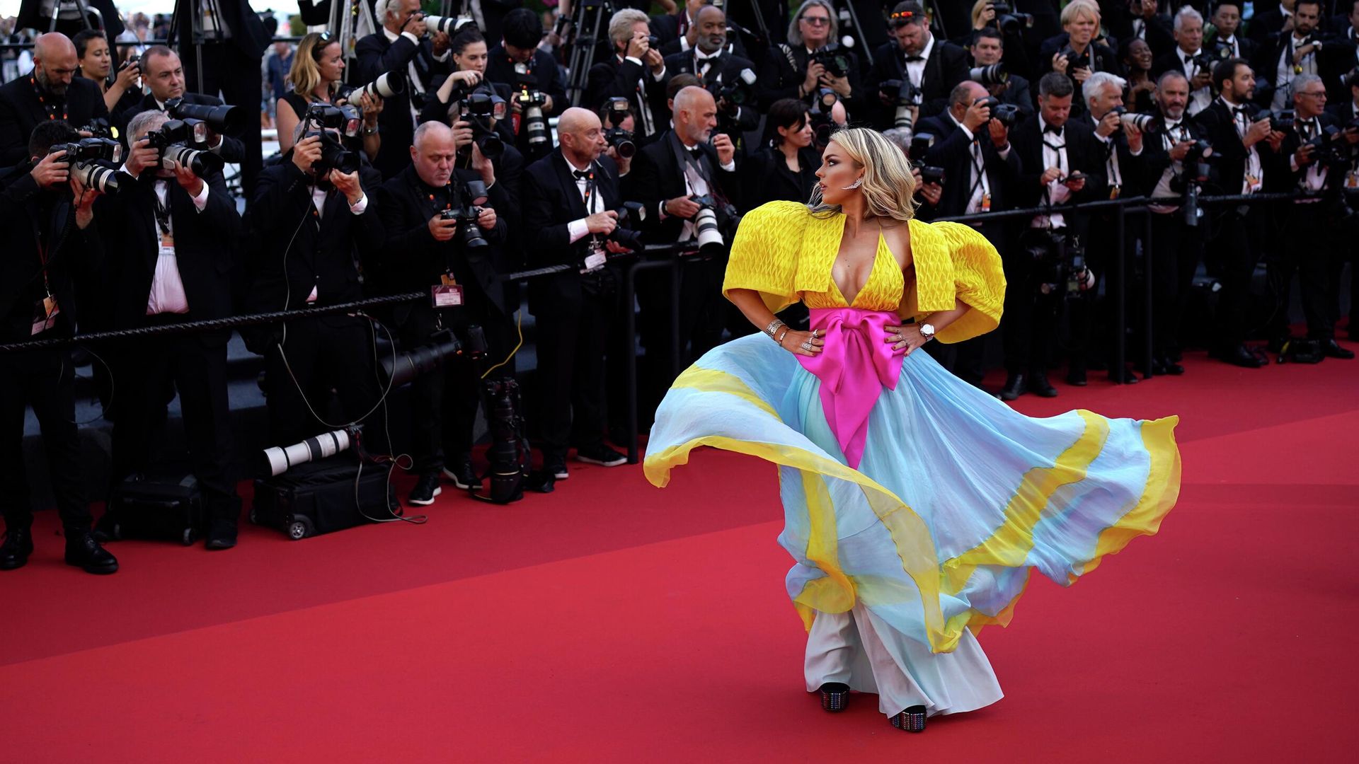 Талия Сторм на церемонии открытия 75-го Каннского кинофестиваля Талия Сторм на церемонии открытия 75-го Каннского кинофестиваля - РИА Новости, 1920, 18.05.2022