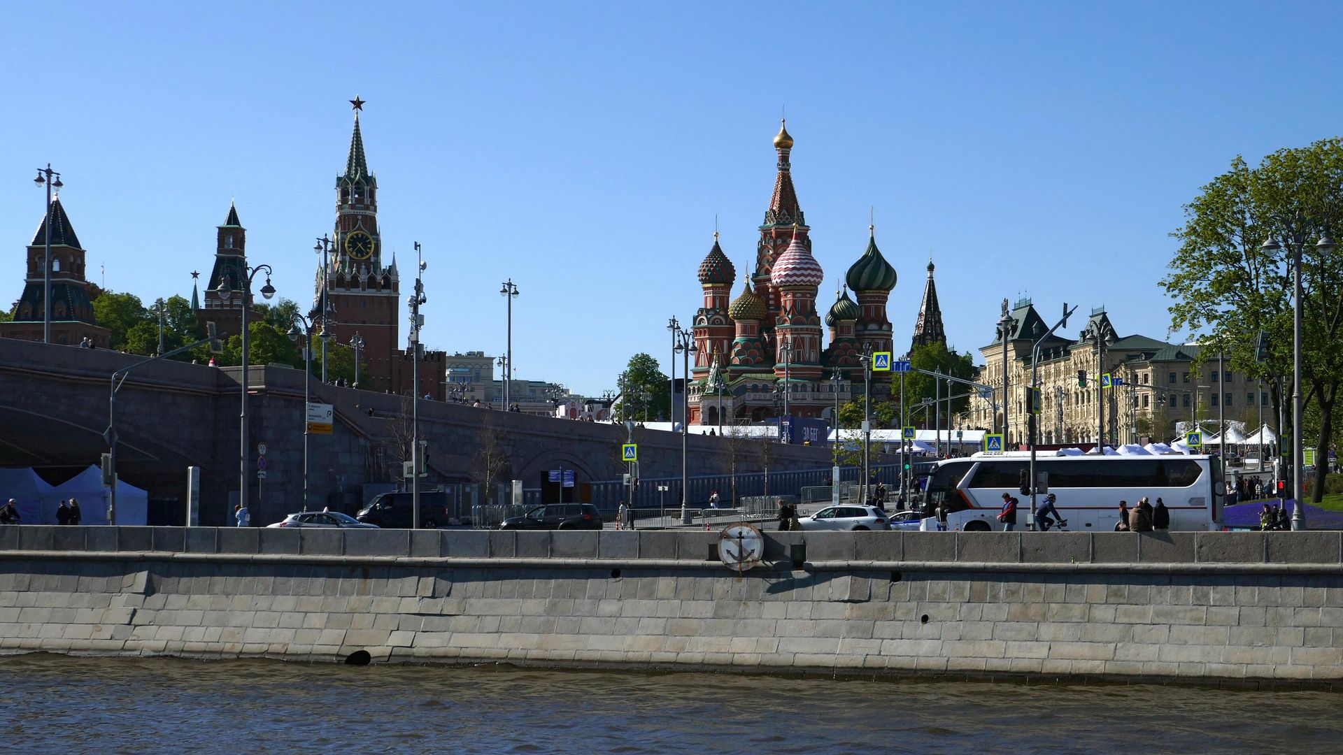 Собор Покрова Пресвятой Богородицы на Рву и башни Московского Кремля Собор Покрова Пресвятой Богородицы на Рву и башни Московского Кремля - РИА Новости, 1920, 24.03.2023