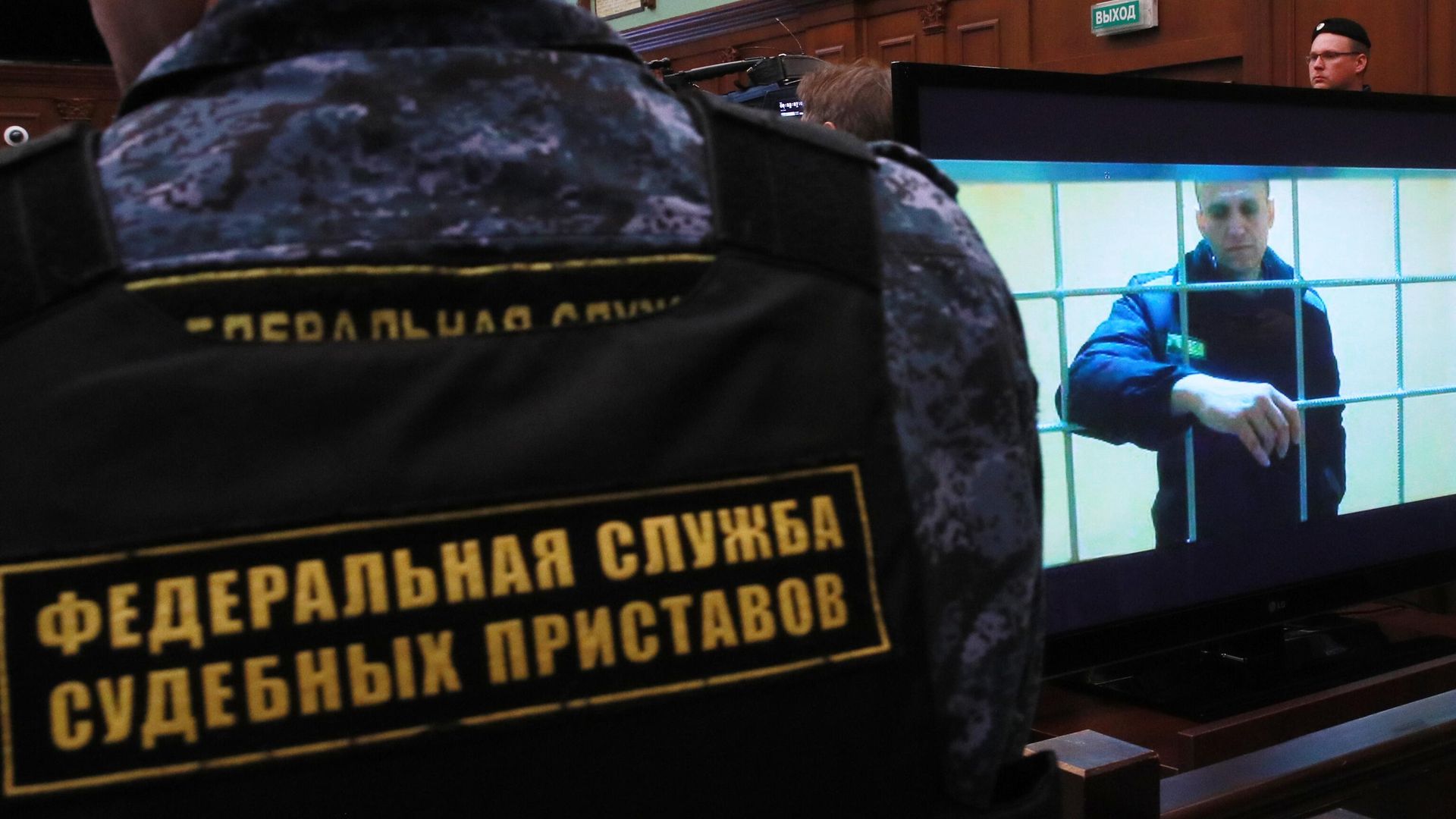Алексей Навальный, отбывающий наказание в исправительной колонии №2 города Покров Владимирской области, участвует по видеосвязи в заседании Московского городского суда Алексей Навальный, отбывающий наказание в исправительной колонии №2 города Покров Владимирской области, участвует по видеосвязи в заседании Московского городского суда - РИА Новости, 1920, 26.04.2023