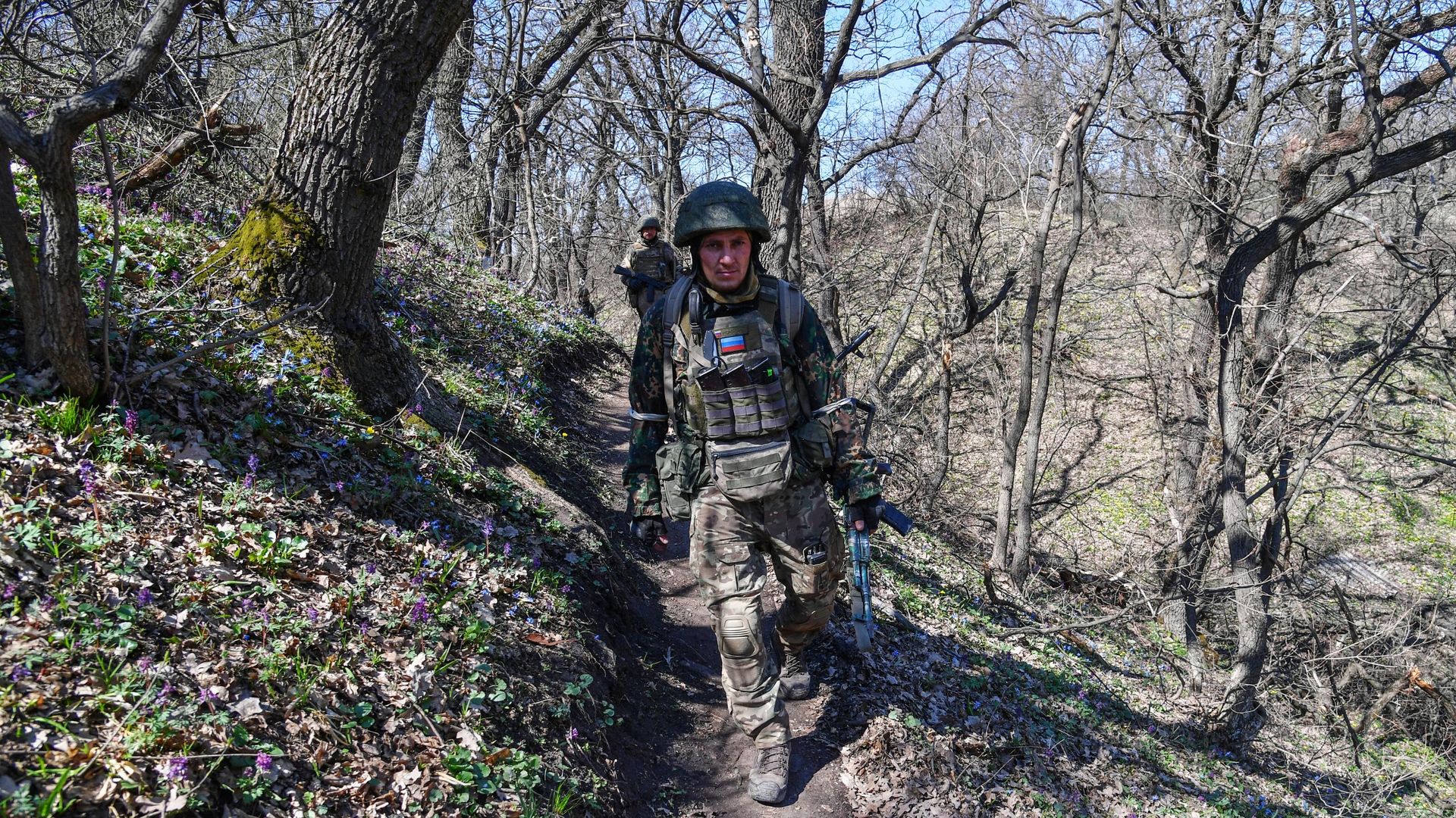 Военнослужащие разведывательной роты 4-й отдельной мотострелковой бригады Народной милиции ЛНР Военнослужащие разведывательной роты 4-й отдельной мотострелковой бригады Народной милиции ЛНР - РИА Новости, 1920, 27.05.2022