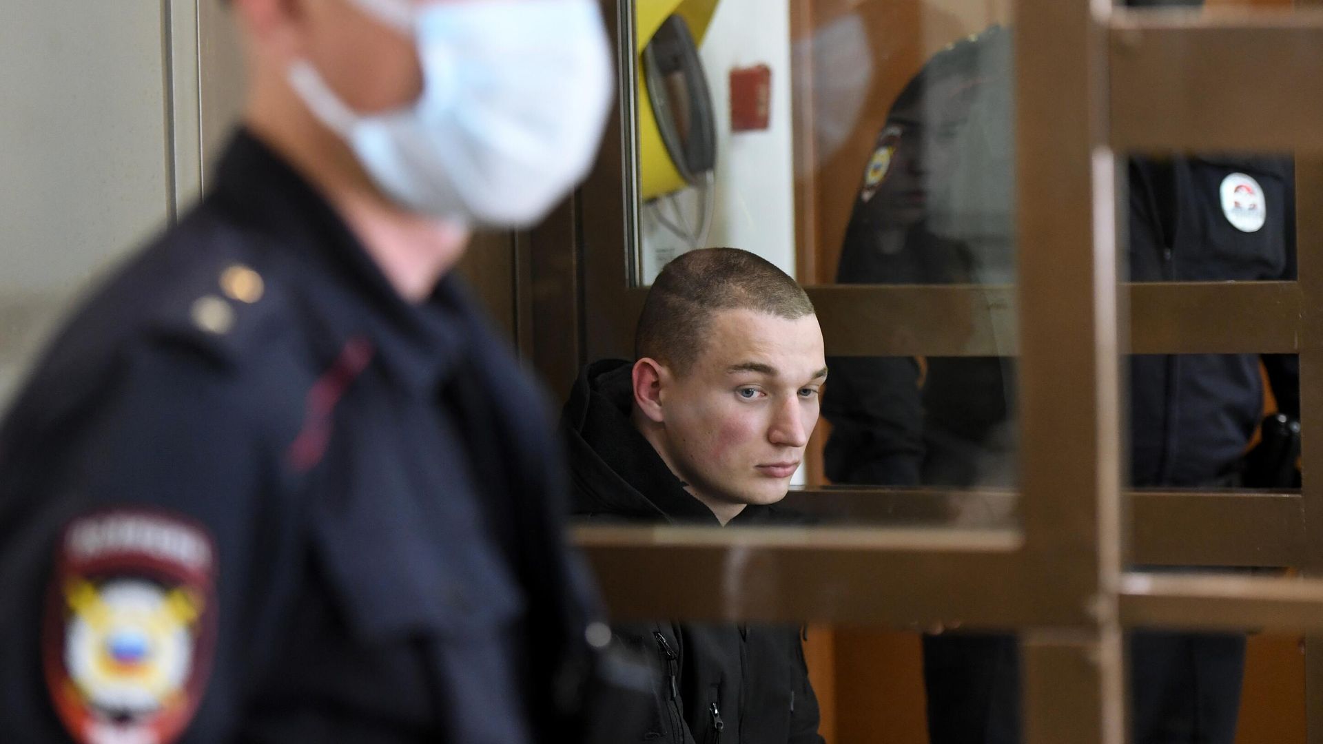 Эдвард Бил во время рассмотрения судом апелляции по его делу в Московском городском суде. 25 мая 2022 Эдвард Бил во время рассмотрения судом апелляции по его делу в Московском городском суде. 25 мая 2022 - РИА Новости, 1920, 25.05.2022