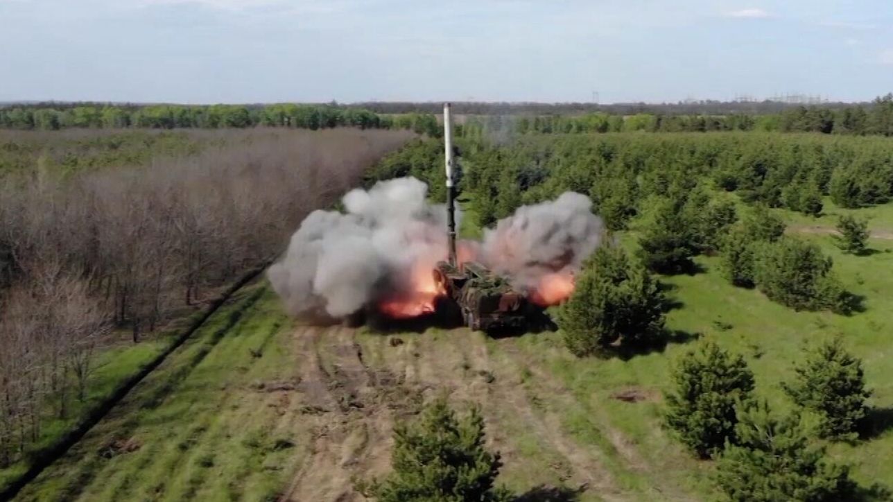 Запуск крылатой ракеты комплексом Искандер-К для поражения военного объекта на Украине Запуск крылатой ракеты комплексом Искандер-К для поражения военного объекта на Украине - РИА Новости, 1920, 24.04.2025