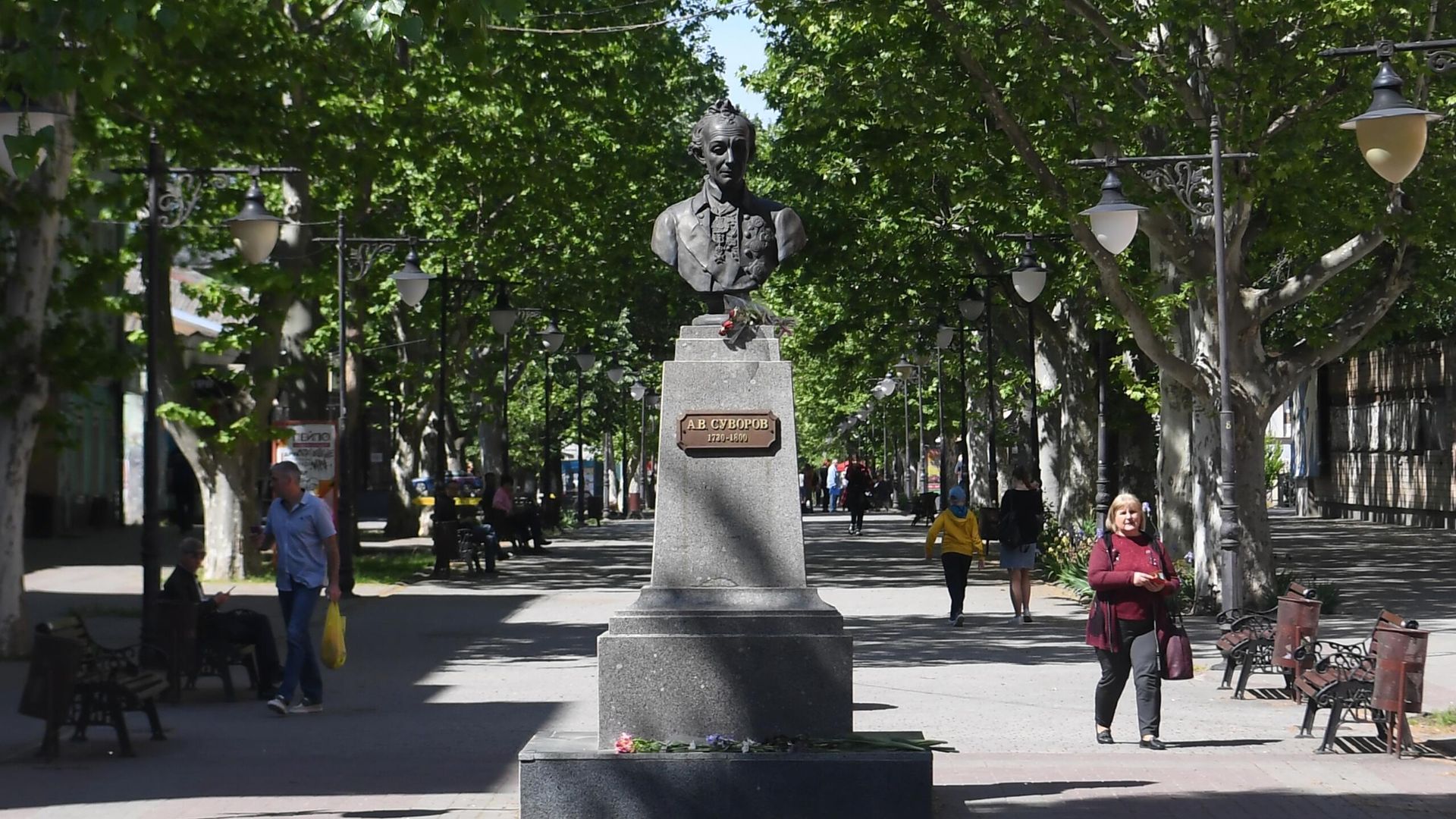 Памятник А.В.Суворову в Херсоне Памятник А.В.Суворову в Херсоне - РИА Новости, 1920, 24.06.2022