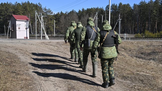 Белорусские пограничники 
