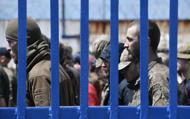 Украинские военнопленные в исправительном учреждении ДНР