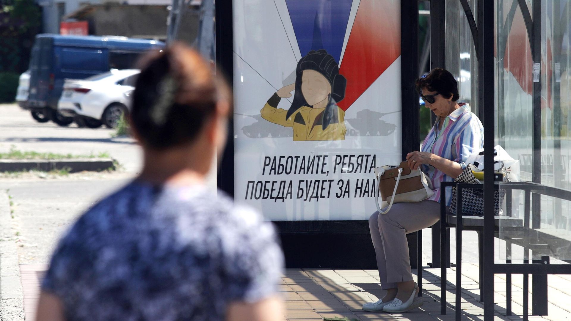 Баннеры с мальчиком Алешей в Нальчике Баннеры с мальчиком Алешей в Нальчике - РИА Новости, 1920, 27.05.2022