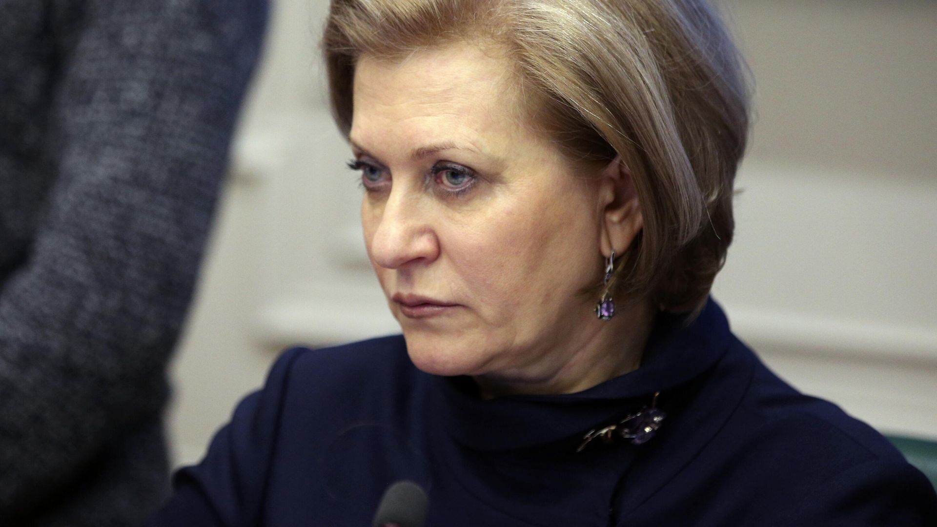 Руководитель Федеральной службы по надзору в сфере защиты прав потребителей и благополучия человека Анна Попова Руководитель Федеральной службы по надзору в сфере защиты прав потребителей и благополучия человека Анна Попова - РИА Новости, 1920, 14.02.2024