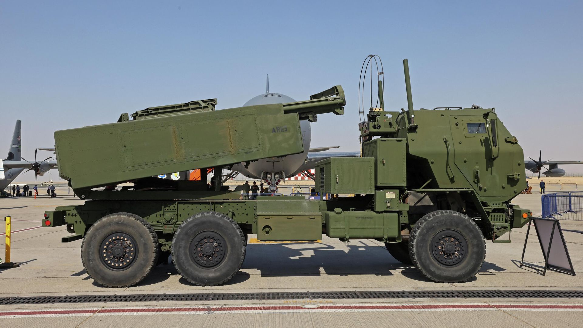 Американская ракетная установка M142 HIMARS Американская ракетная установка M142 HIMARS - РИА Новости, 1920, 01.06.2022
