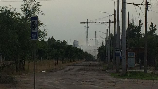 Вид на химкомбинат Азот