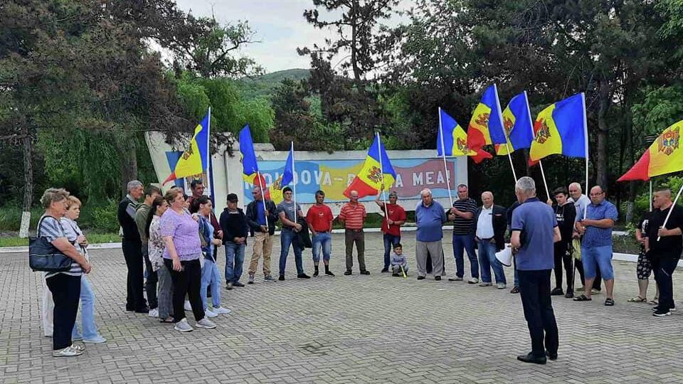 Антиправительственный митинг в Ниспоренах, Молдавия Антиправительственный митинг в Ниспоренах, Молдавия - РИА Новости, 1920, 05.06.2022