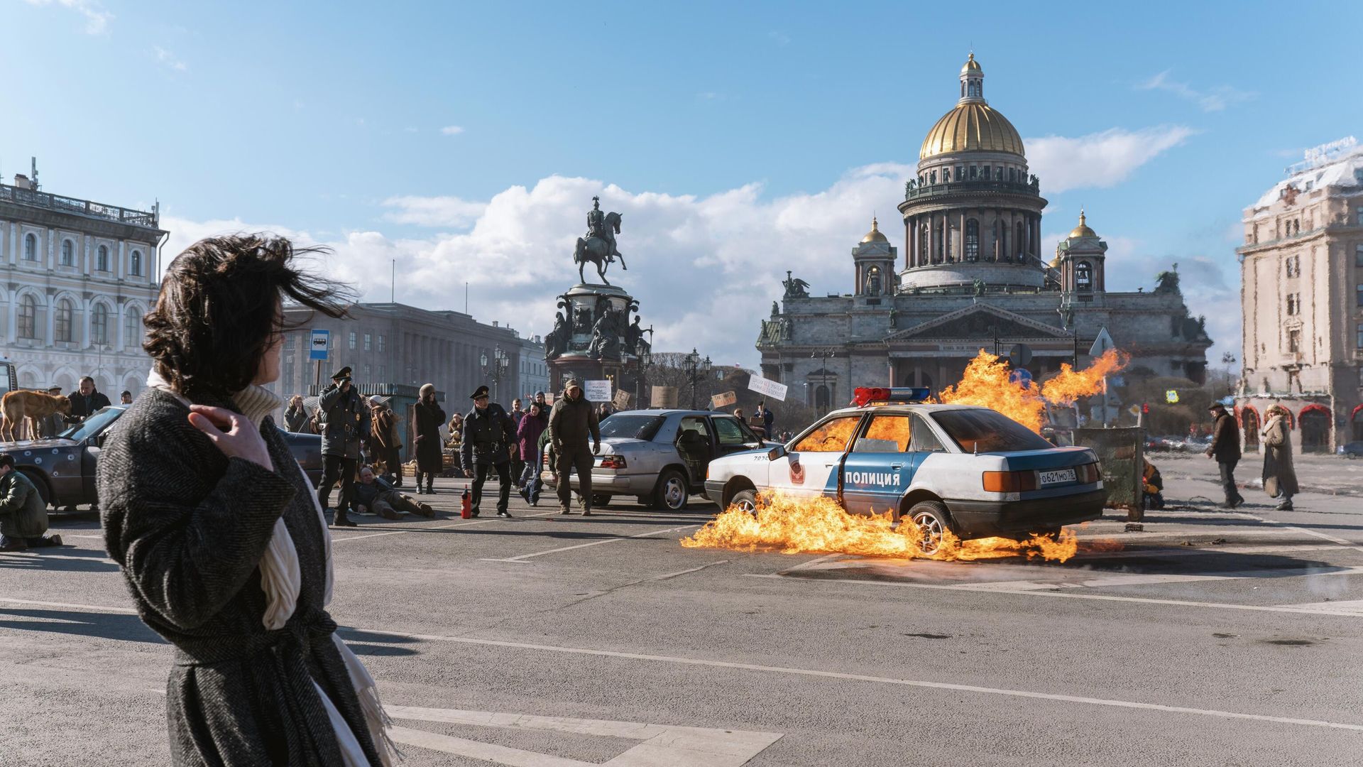 Съемки фильма Майор Гром: Трудное детство Съемки фильма Майор Гром: Трудное детство - РИА Новости, 1920, 05.06.2022