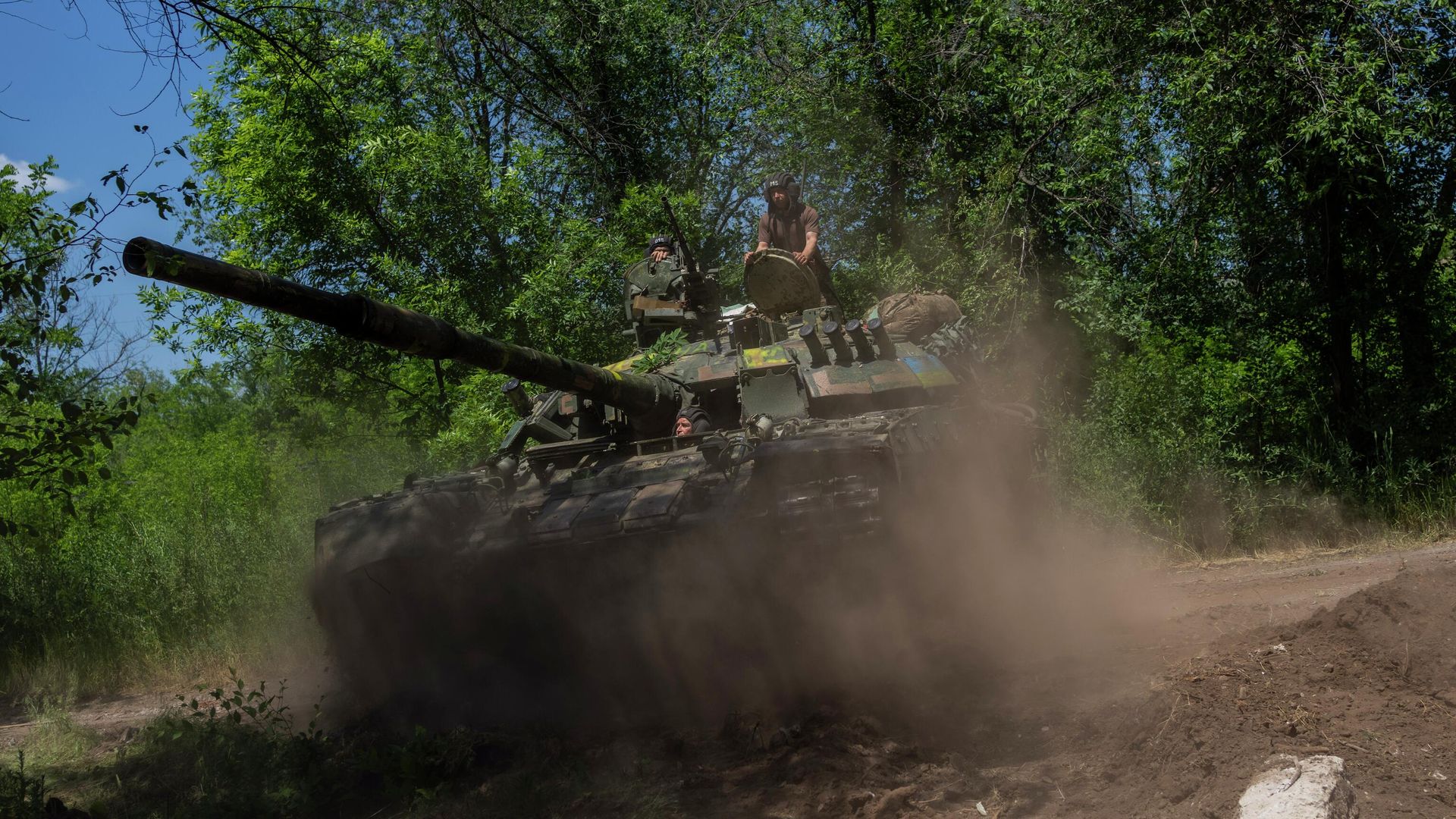 Украинский танк в Донецкой области Украинский танк в Донецкой области - РИА Новости, 1920, 09.06.2022