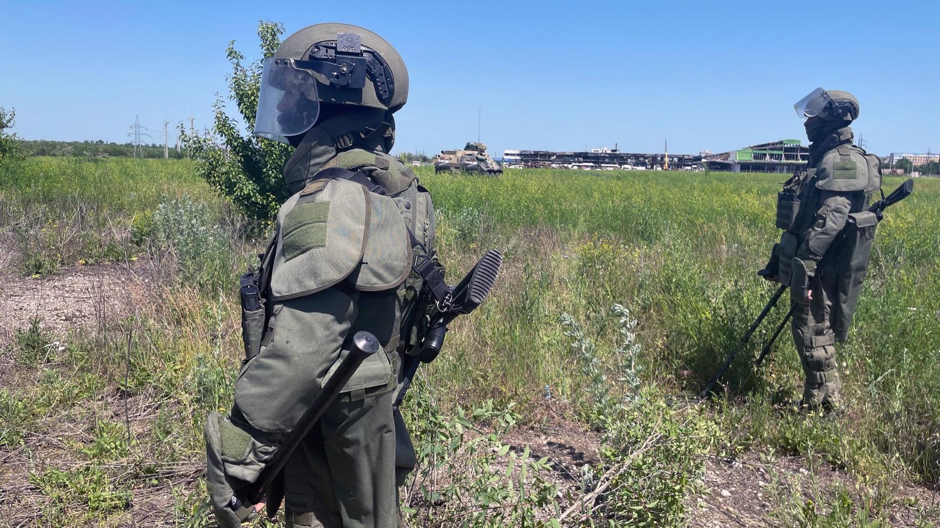 Саперы Международного противоминного центра Вооруженных сил России Саперы Международного противоминного центра Вооруженных сил России - РИА Новости, 1920, 17.08.2022
