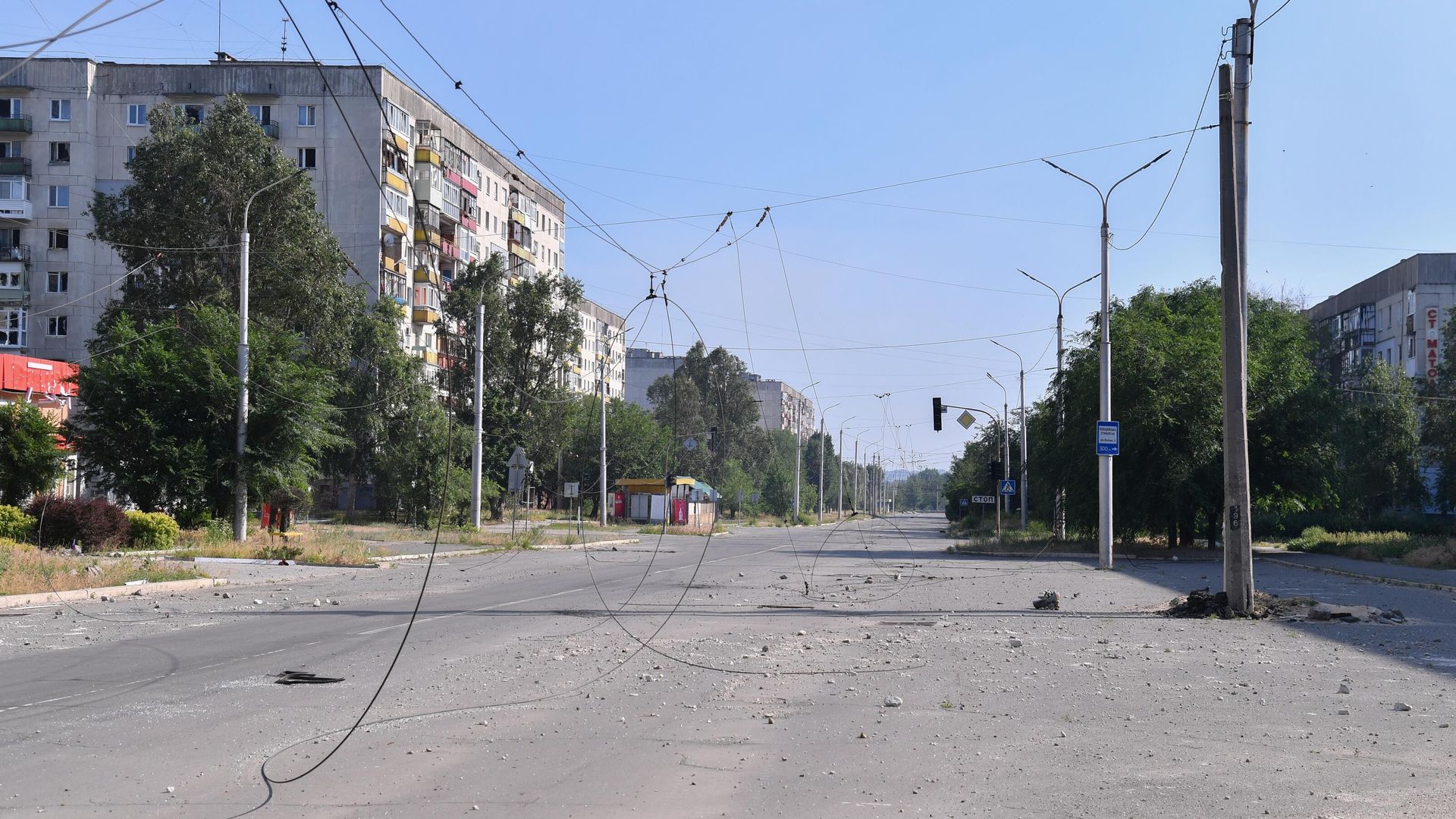 Жизнь в городе Северодонецк в ЛНР Жизнь в городе Северодонецк в ЛНР - РИА Новости, 1920, 10.06.2022