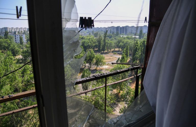 Вид из окна дома в Северодонецке Вид из окна дома в Северодонецке