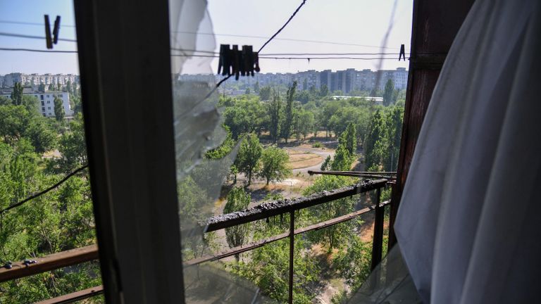 Вид из окна дома в Северодонецке Вид из окна дома в Северодонецке