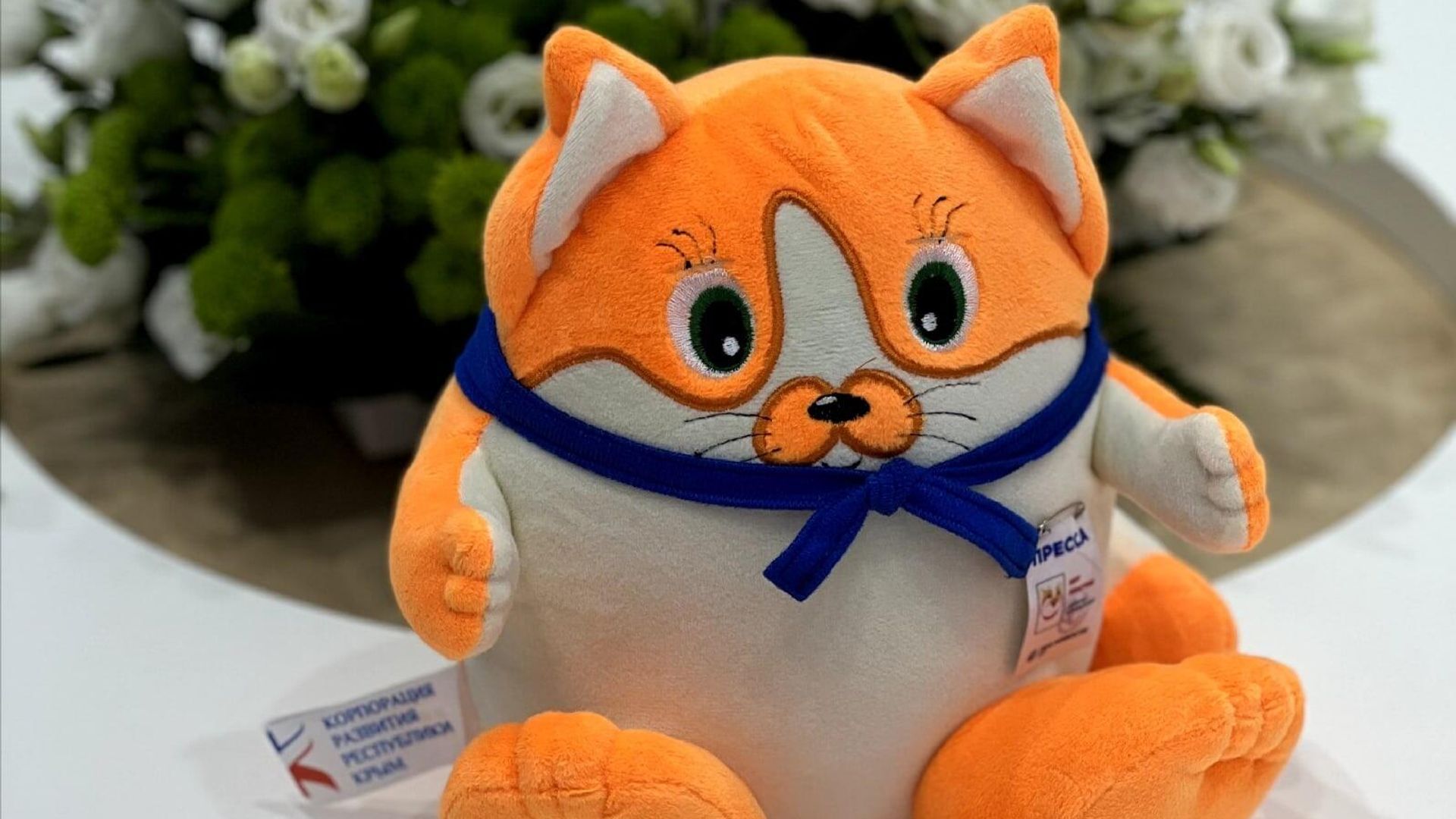 Символ Крыма игрушка Котик Мостик на ПМЭФ Символ Крыма игрушка Котик Мостик на ПМЭФ - РИА Новости, 1920, 14.06.2022