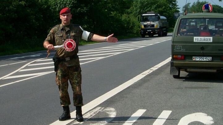 Сотрудник немецкой военной полиции Сотрудник немецкой военной полиции - РИА Новости, 1920, 15.06.2022
