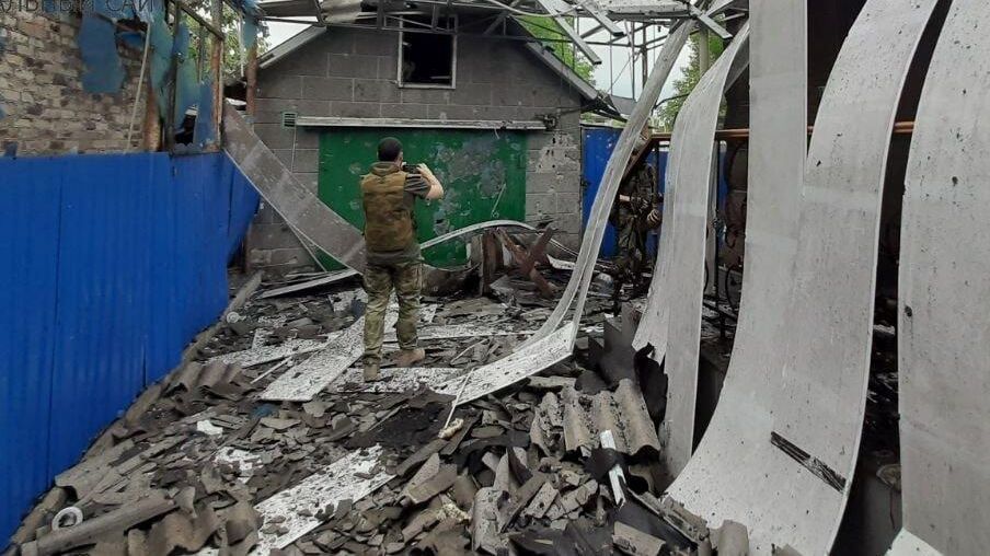Последствия обстрела Макеевки в ДНР Последствия обстрела Макеевки в ДНР - РИА Новости, 1920, 05.06.2023