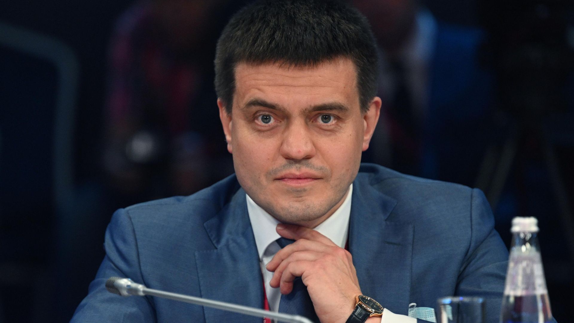 Заместитель Министра финансов Российской Федерации Михаил Котюков на ПМЭФ-2022 Заместитель Министра финансов Российской Федерации Михаил Котюков на ПМЭФ-2022 - РИА Новости, 1920, 03.01.2024