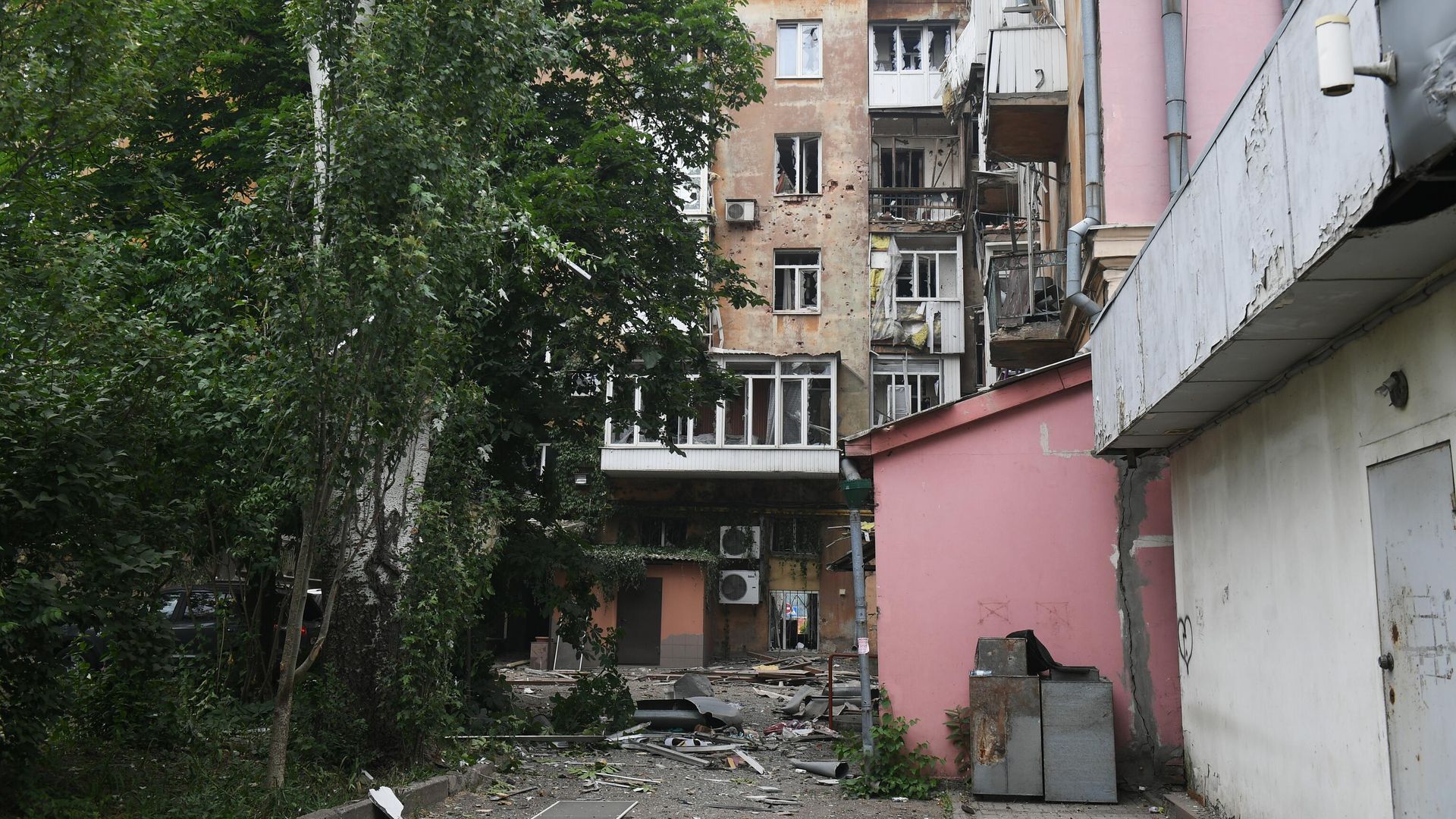 Последствия обстрела в ДНР - РИА Новости, 1920, 21.06.2022
