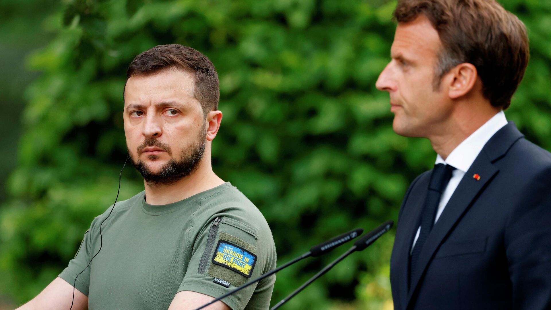 Президент Украины Владимир Зеленский и президент Франции Эммануэль Макрон Президент Украины Владимир Зеленский и президент Франции Эммануэль Макрон - РИА Новости, 1920, 16.08.2022