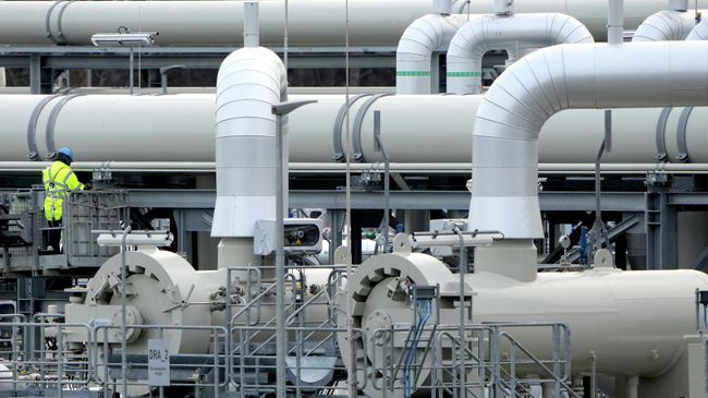Газопровод Северный поток в Любмине, Германия