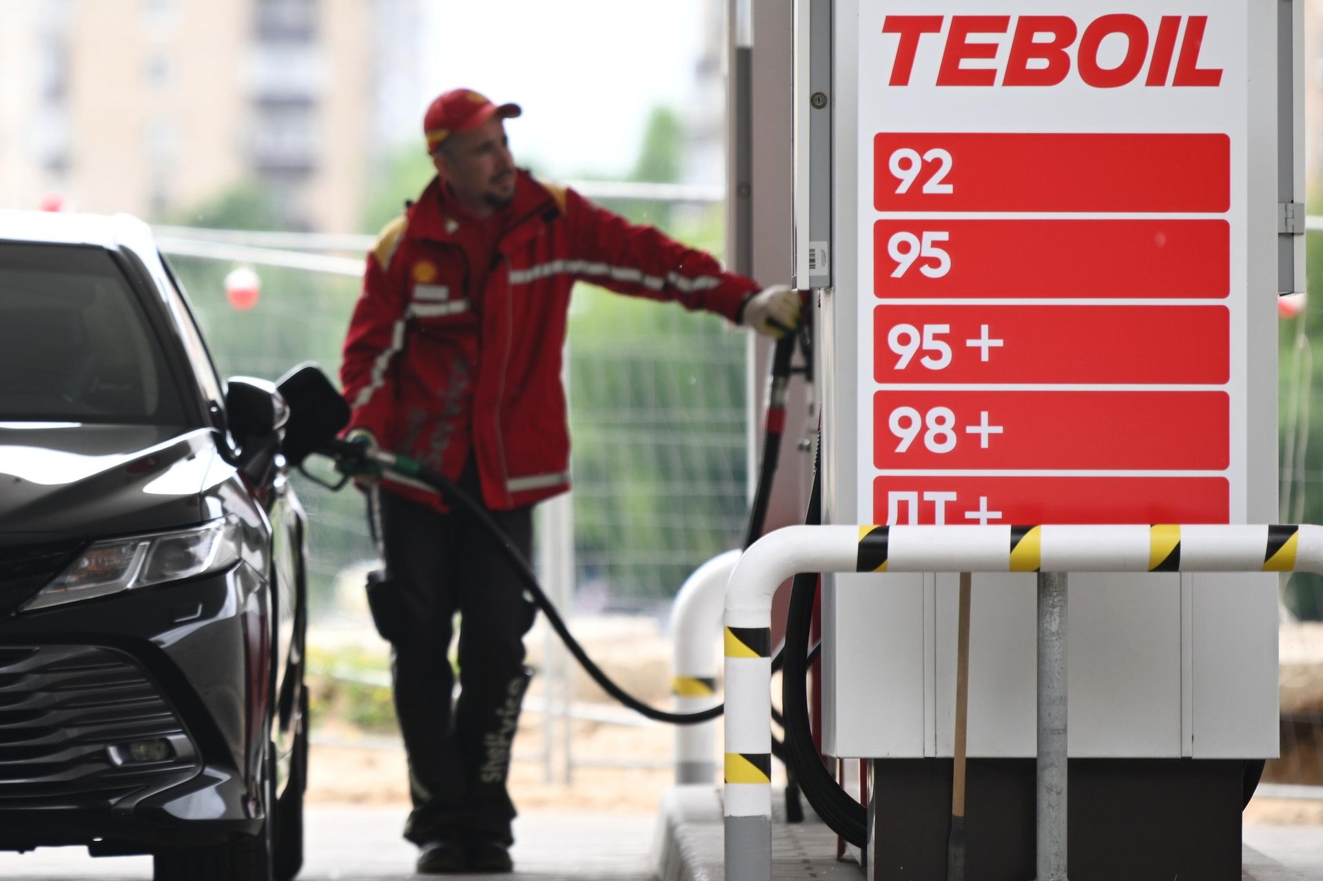 Автозаправочная станция Teboil (бывшая автозаправка Shell) в Москве Автозаправочная станция Teboil (бывшая автозаправка Shell) в Москве - РИА Новости, 1920, 09.08.2023