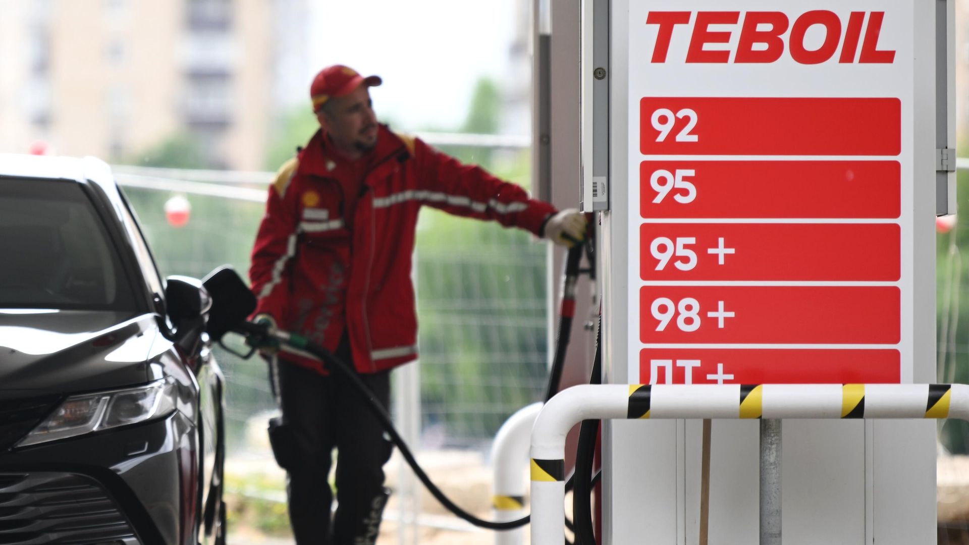 Автозаправочная станция Teboil (бывшая автозаправка Shell) в Москве Автозаправочная станция Teboil (бывшая автозаправка Shell) в Москве - РИА Новости, 1920, 27.01.2025