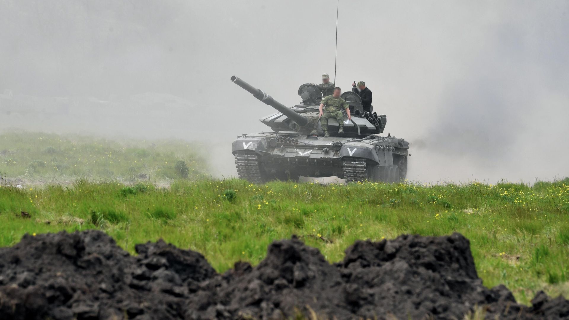 Танк Т-72 ВС РФ в зоне спецоперации Танк Т-72 ВС РФ в зоне спецоперации - РИА Новости, 1920, 26.10.2022
