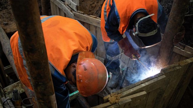 Реконструкция газопровода
